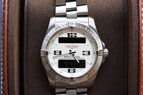 breitling aerospace white dial|breitling aerospace dial review.